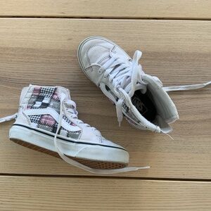 Vans Off the Wall High Top Kids Size with zip up
